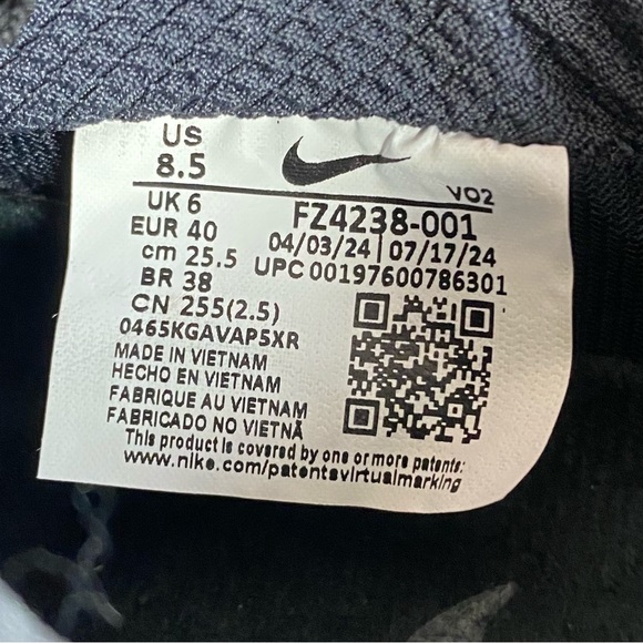 Nike Air Max Sunder GoreTex Shoes Womens Size 8.5 Black Gray Hiking Sneakers NEW - Picture 11 of 12